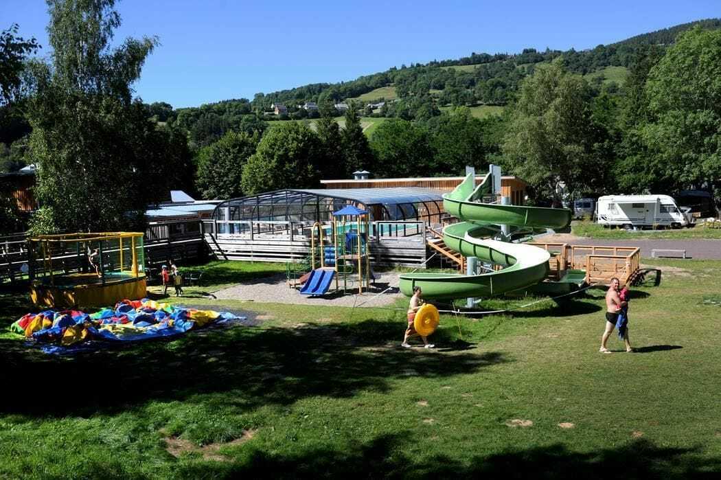 Camping Les Vernieres La Bourboule Exterior foto